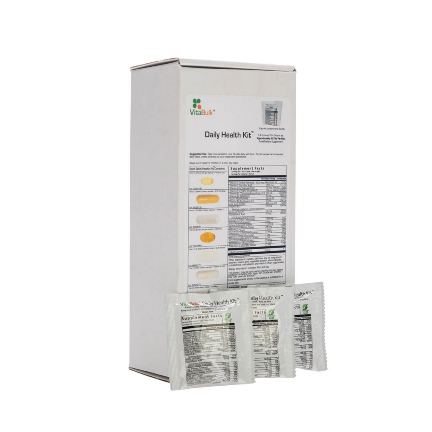 Verpackung, Vitamin C, B-Komplex, B1, Calmag, Vitamin E, Vitamin D, Multimineral