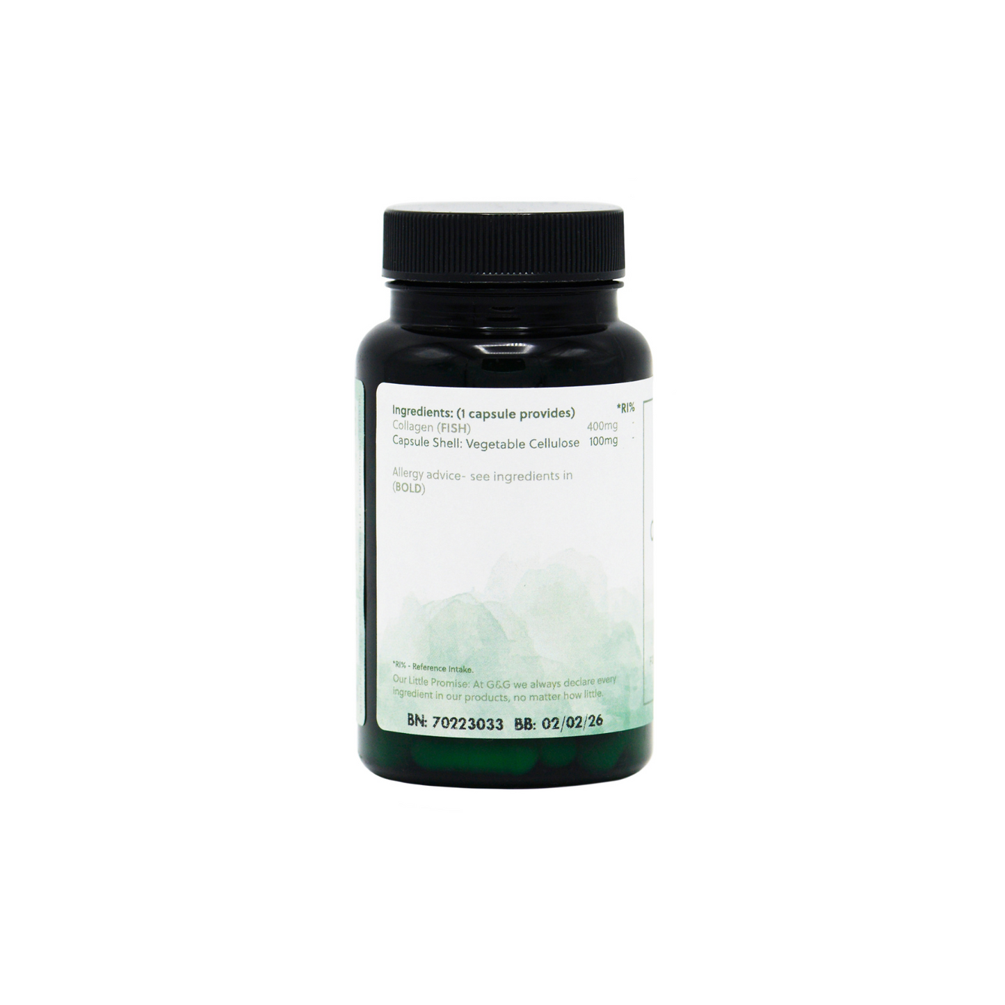Rückansicht Collagen 400mg