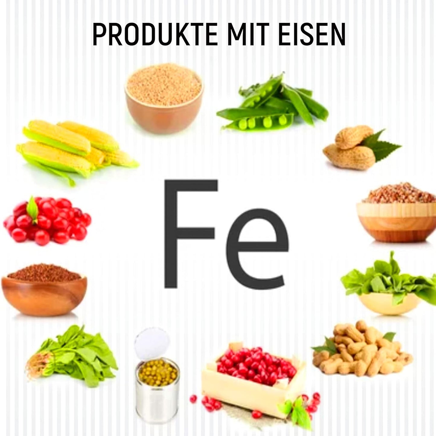 Bild in welchen Lebensmittel Eisen enthalten ist