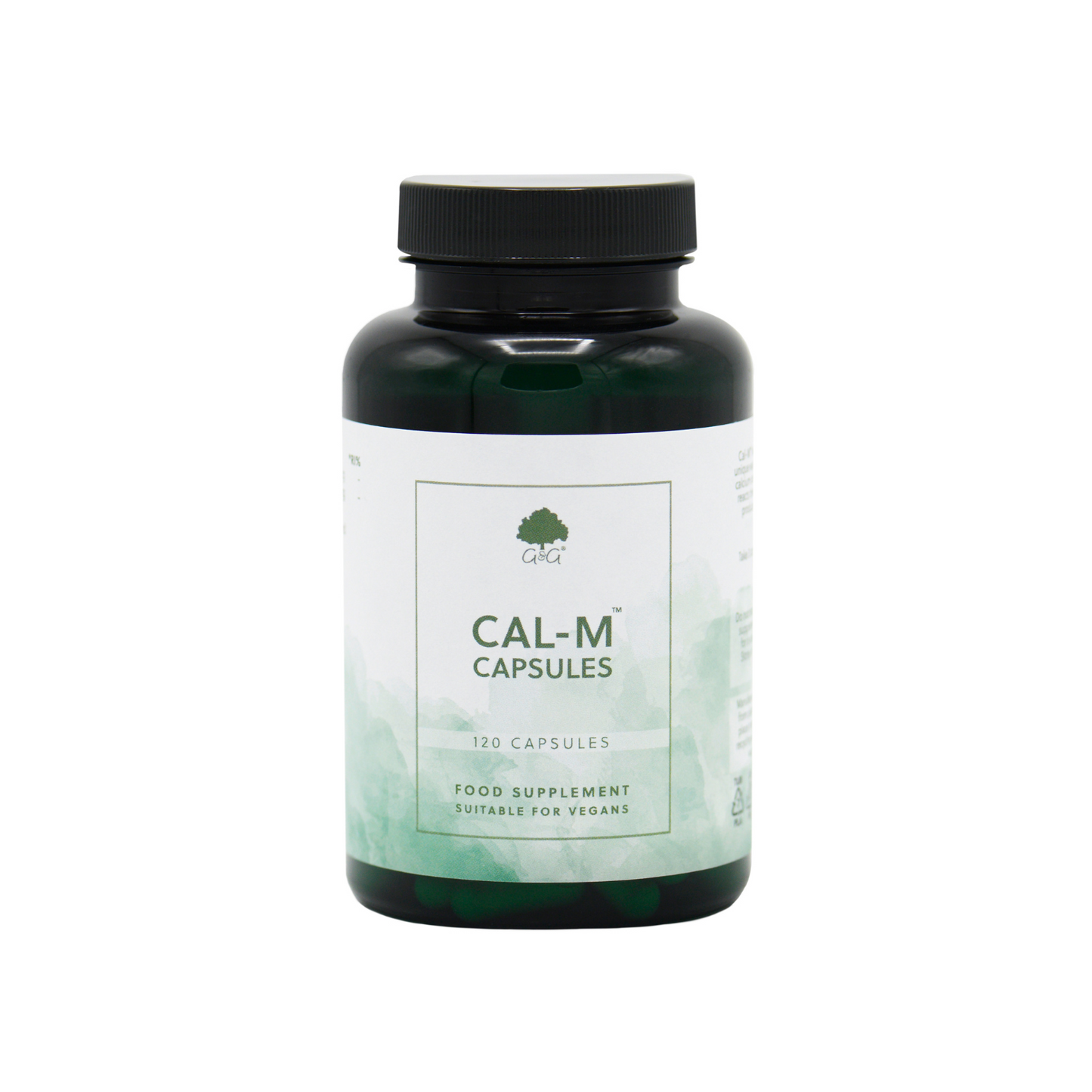 Vorderseite der Tube, Cal-M 120 Kapseln, G&G Vitamine