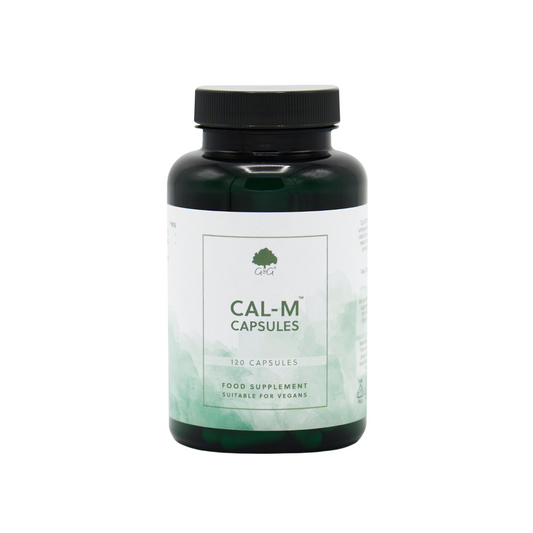 Vorderseite der Tube, Cal-M 120 Kapseln, G&G Vitamine