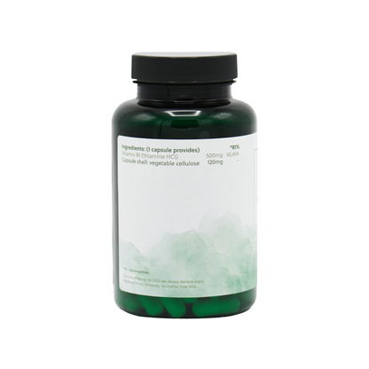 Vitamin B1 Thiamin HCl 500 mg - 90 vegane Kapseln