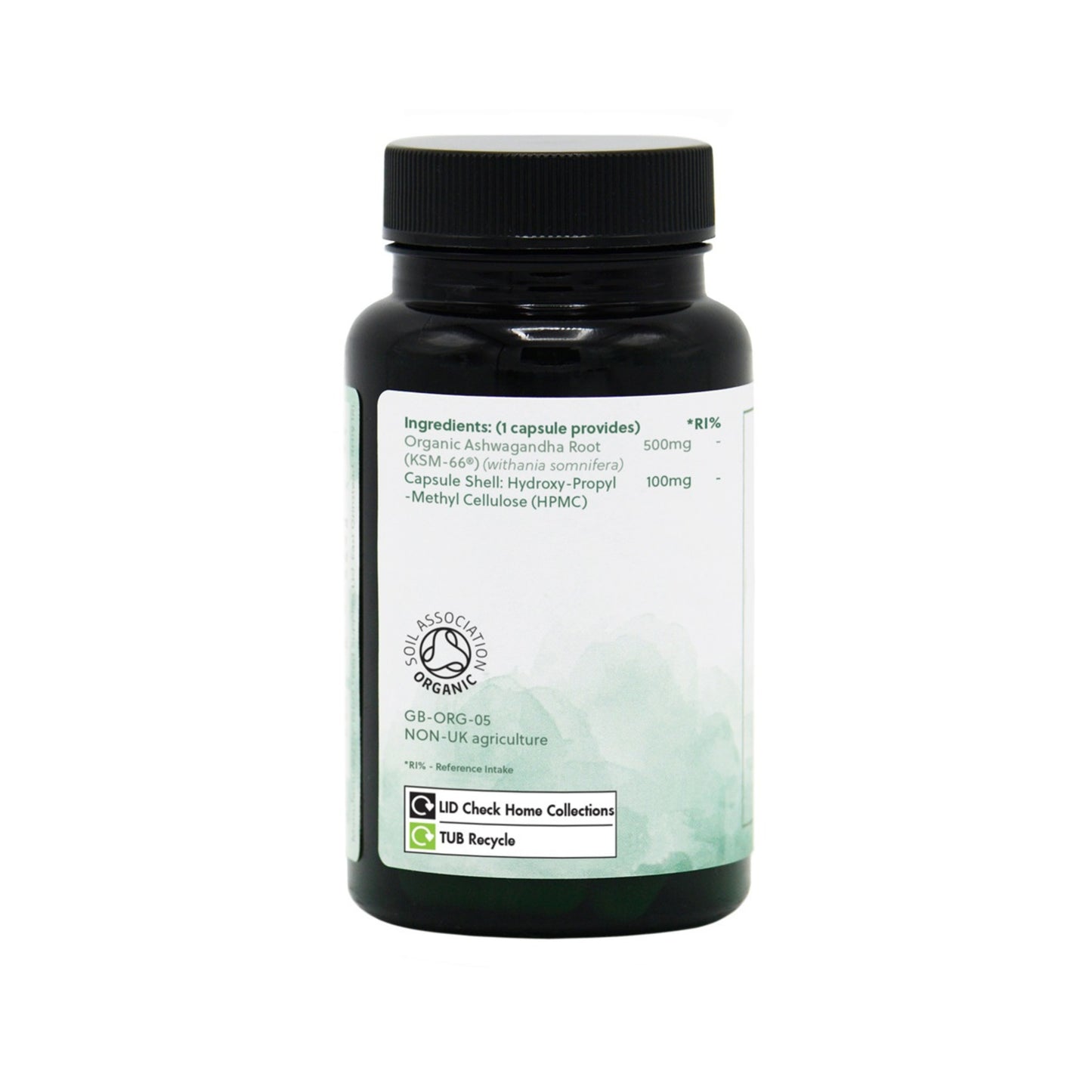 ORGANIC Ashwagandha - 60 vegane Kapseln - G&G Vitamine