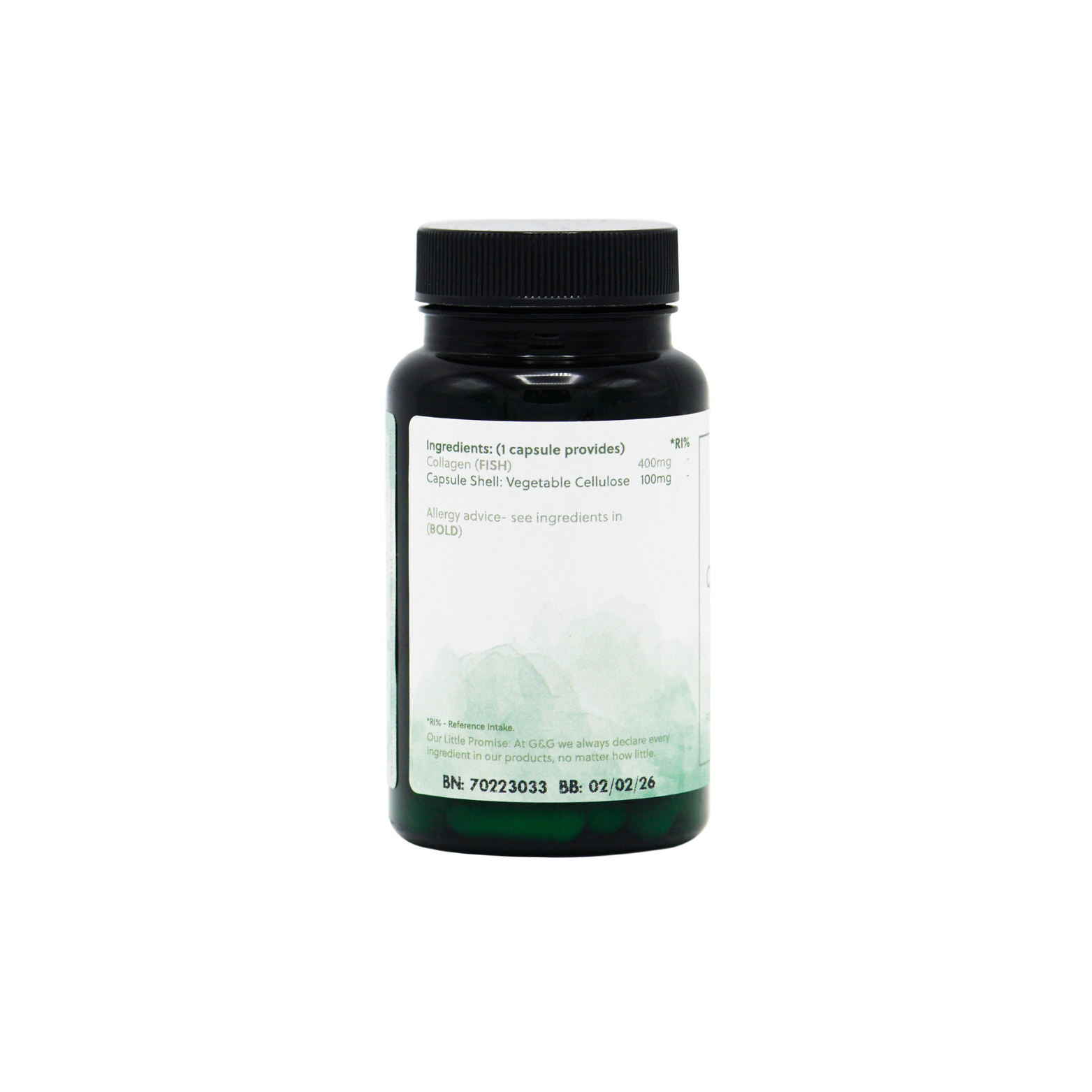 Rückansicht Collagen 400mg  