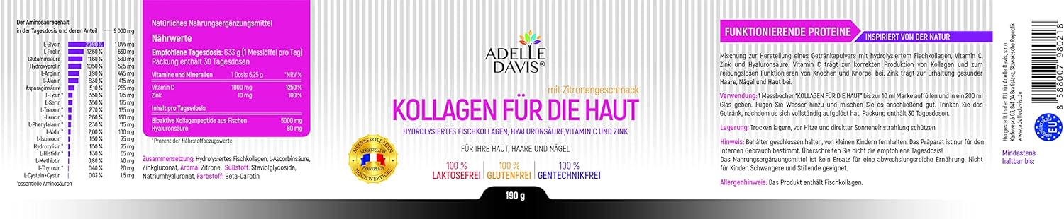 Bild vom gesamten Etticket, Inhaltsstoffe und Verwendung, 