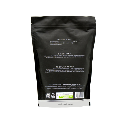 Total Creatine – 500 g Pulver - Total-Fitness - Kreatin - vegan