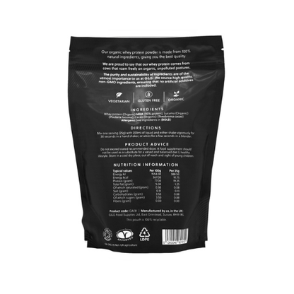 Total Whey G&G - Molkenprotein-Pulver - Organic Protein Powder - 500g Chocolate