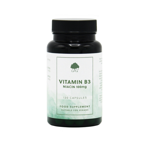 Vitamin B3 Niacin 100mg - 120 Vegane Kapseln