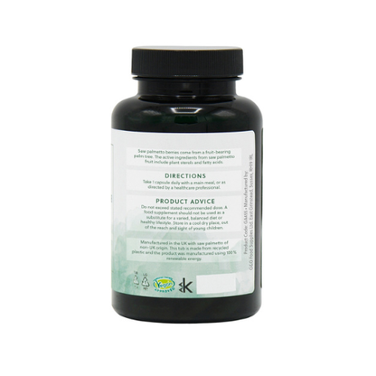 Saw Palmetto & Zink (dt. Sägepalme) - 120 Vegane Kapseln