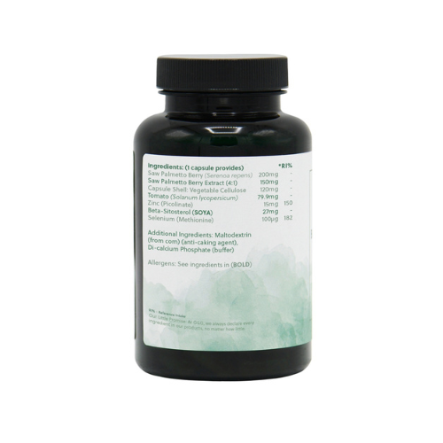 Saw Palmetto & Zink (dt. Sägepalme) - 120 Vegane Kapseln