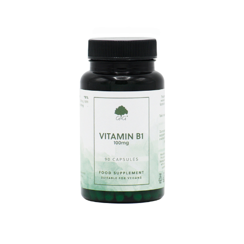 Vitamin B1 Thiamin HCl 100 mg - 90 vegane Kapseln G&G