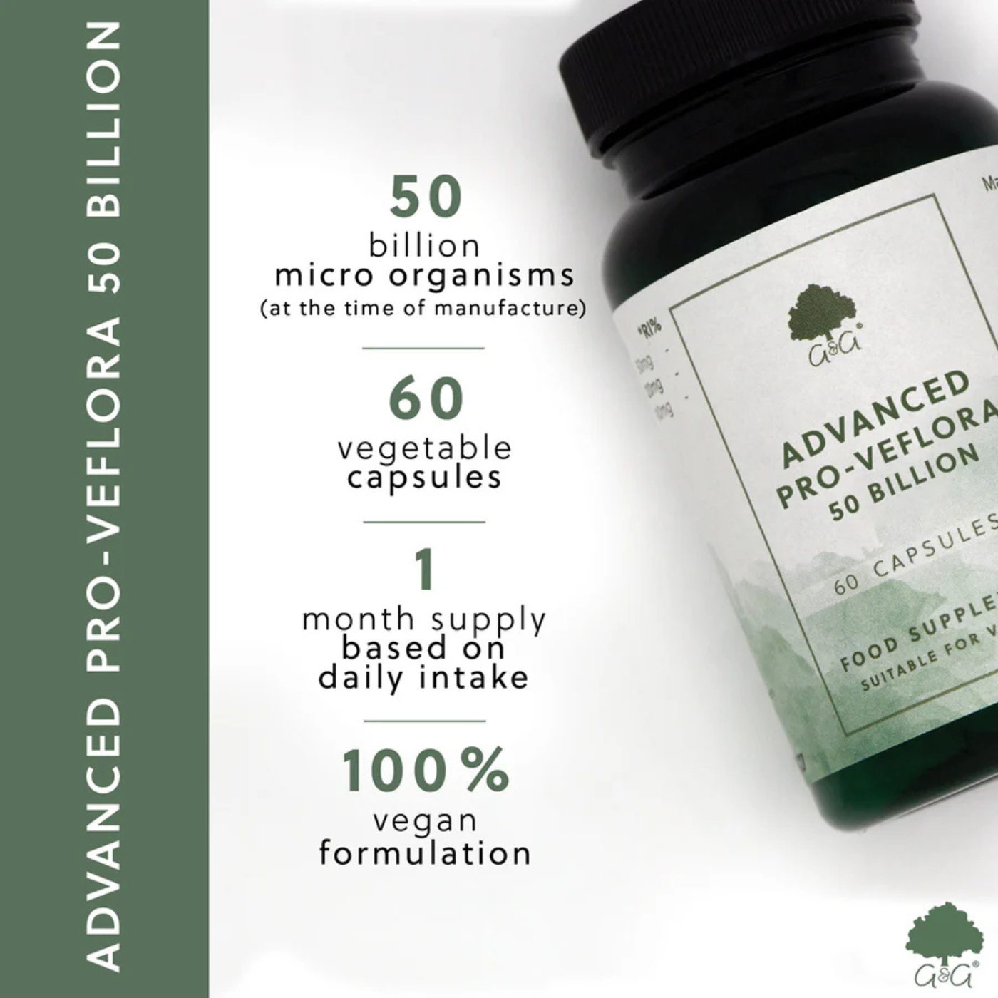 Advanced Pro-VeFlora 50 Milliarden - 60 vegane Kapseln
