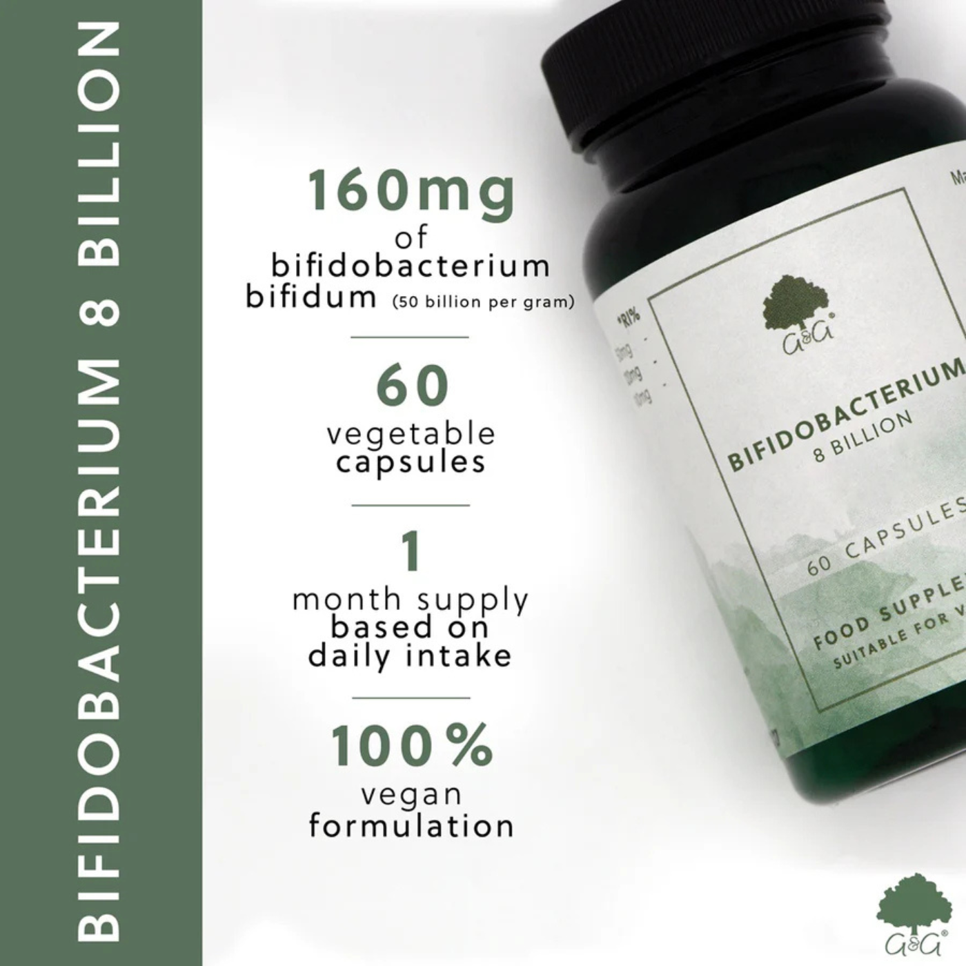 Bifidobacterium 8 Milliarden - 60 vegane Kapseln