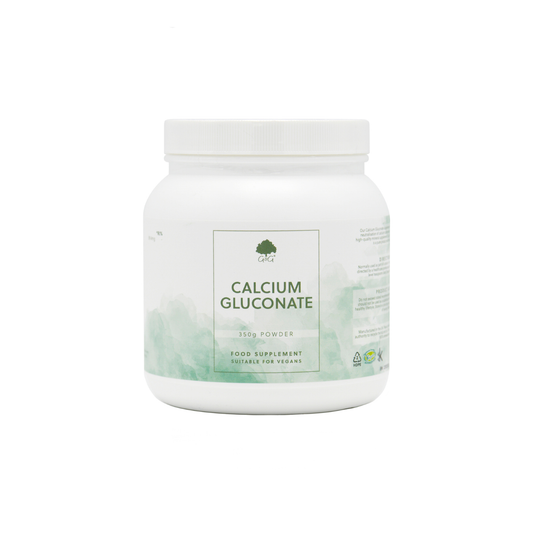 Calciumgluconat Pulver – Reines Calcium | Vegan & Ohne Zusatzstoffe – 350 g Pulver