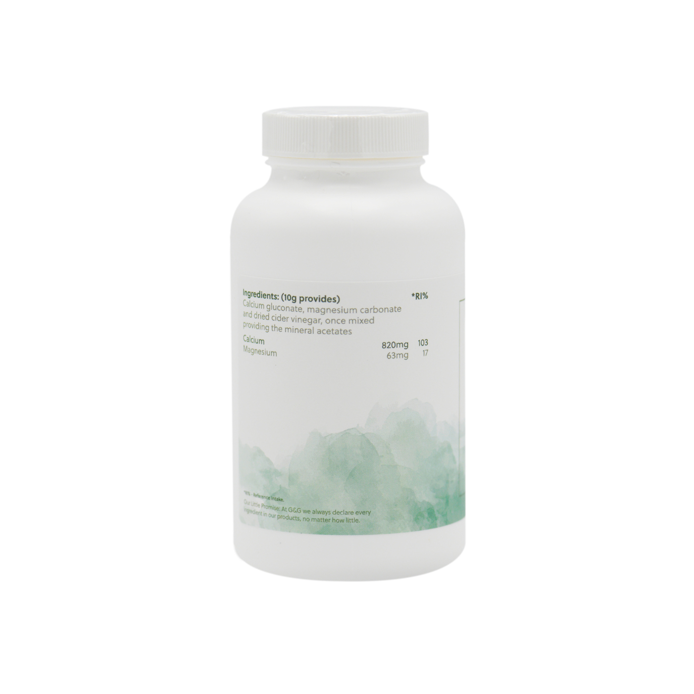 Cal-M - Cal-Mag -Calcium Magnesium Pulver mit Apfelessig - 100g Pulver - G&G Vitamine