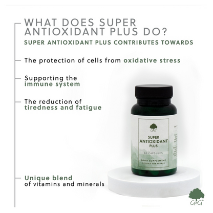 Antioxidantien-Plus mit Vitamin C, E, Zink & Pflanzenextrakten – vegan