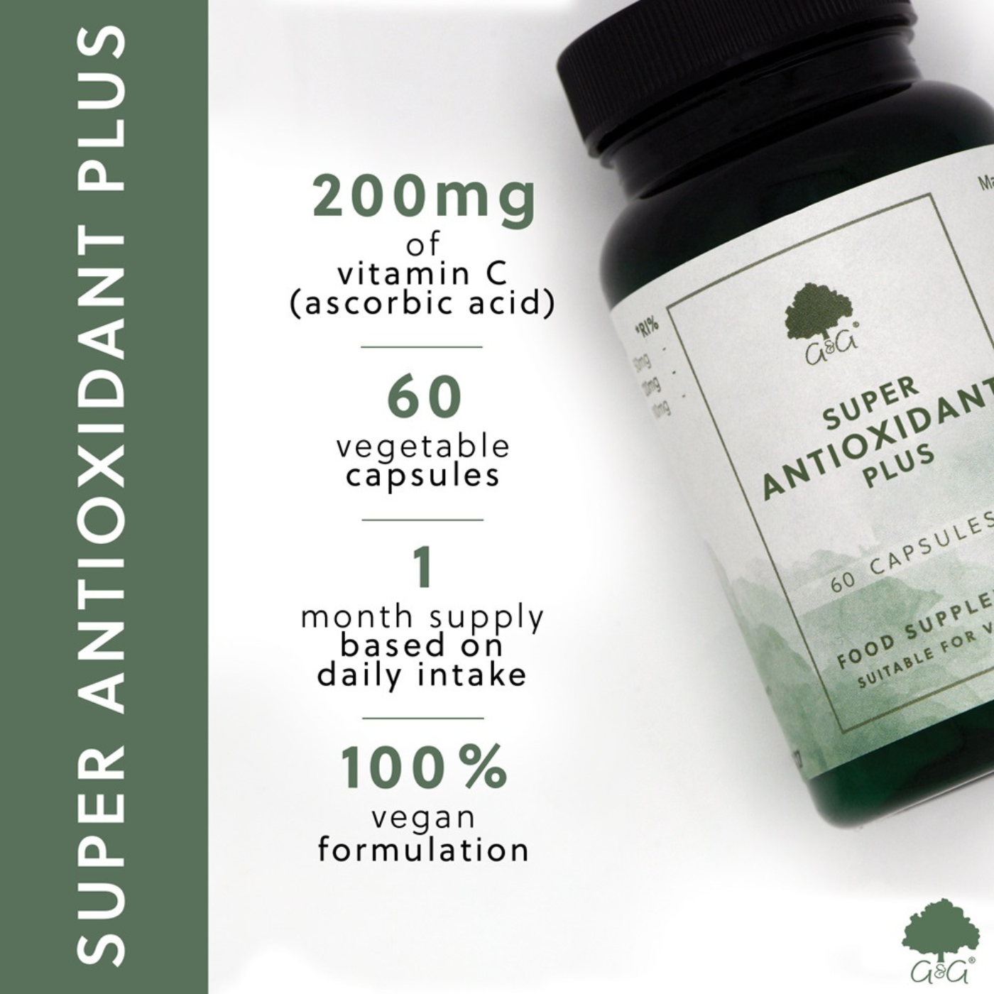 Antioxidantien-Plus mit Vitamin C, E, Zink & Pflanzenextrakten – vegan