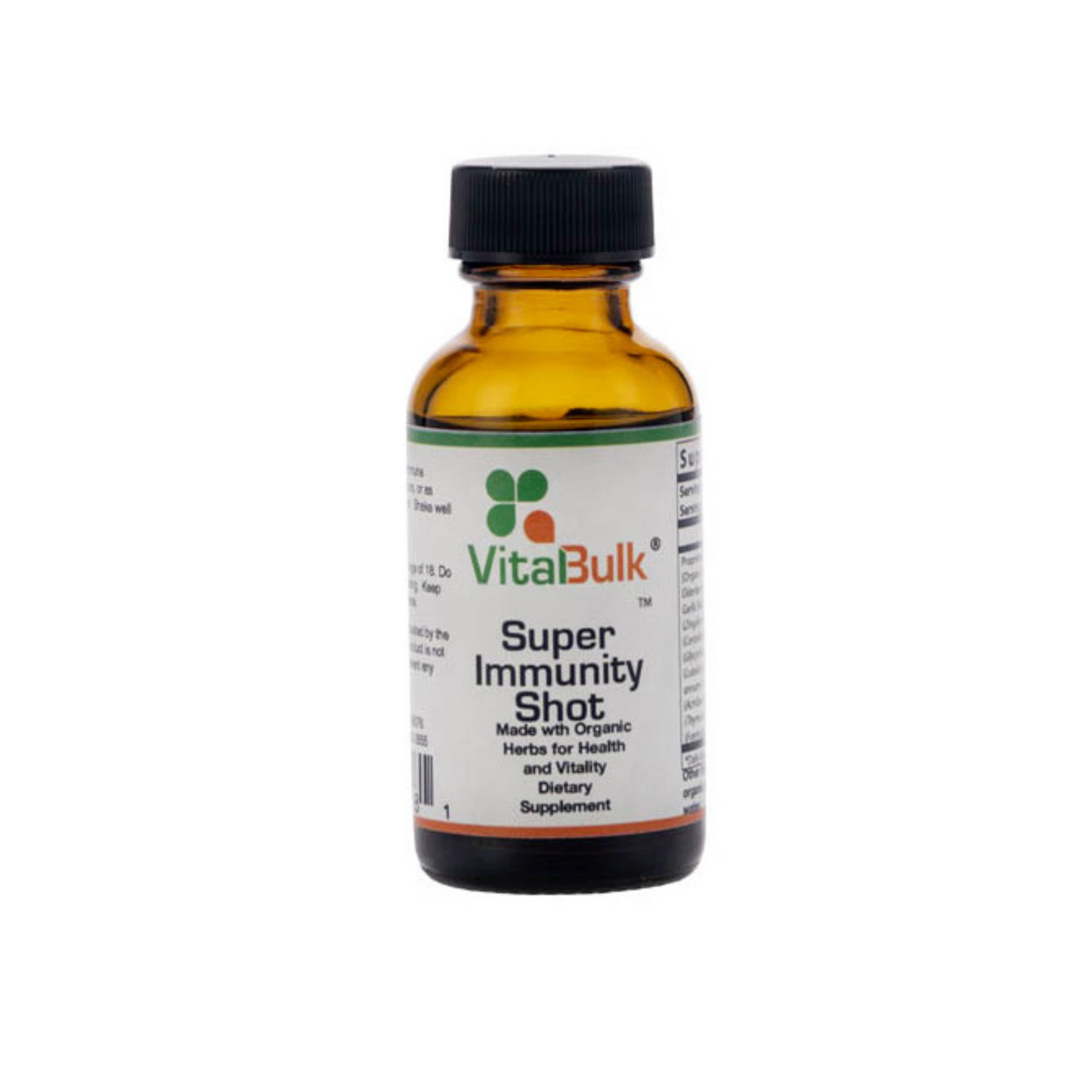 Super Immunity Shot – Flüssigextrakt aus kontrolliert biologischem Anbau – Vitabulk